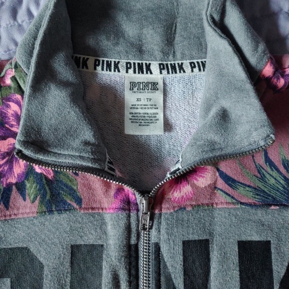 VS PINK Quarter Zip Sweater - Picture 2 of 2